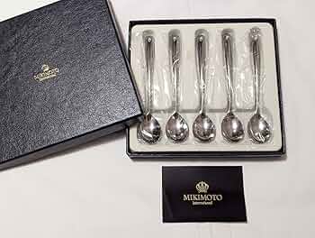 Amazon.co.jp: ミキモト MIKIMOTO スプーン 5本セット コーヒー